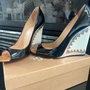 Christian Louboutin wedges 49.5